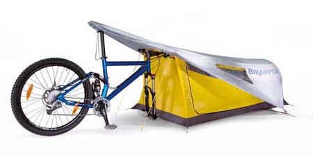 Bike-cum-tent