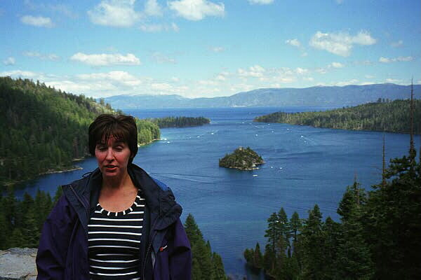 Debbie at Emerald Bay
