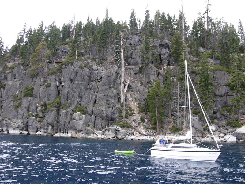 On the Boat Trip at Emerald Bay
